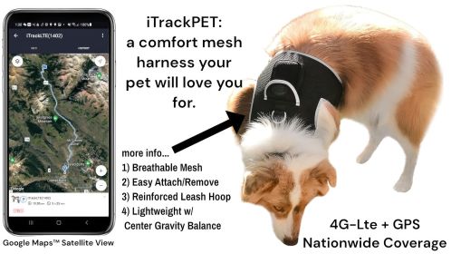 NEW Dog/Cat Tracking Collar GPS GSM Realtime System Waterproof Tracker Size:M