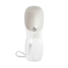 Pet Water Cup Outdoor Portable Water Bottle (Option: White)