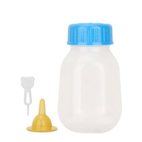 120ml Portable Silicone Transparent Durable Feeding Bottle For Pet Dog Cat (Option: Default)